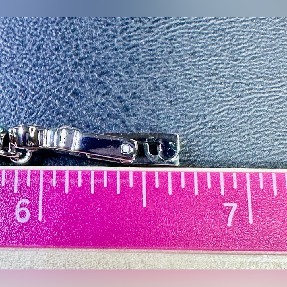 Swarovski Silver “Emily” Tennis Bracelet w/Crystals 6.75” + 1” Extender Lot#423 - Picture 6 of 8
